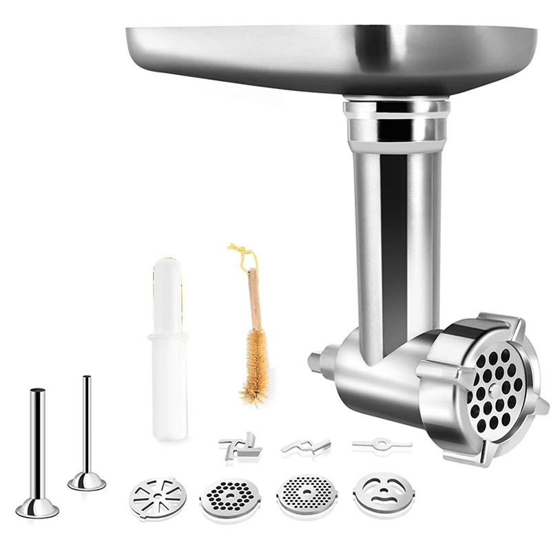 

Attachments Compatible for All KitchenAid Stand Mixers, Durable Meat Processor Accessories, Sausage Stuffer Attachment