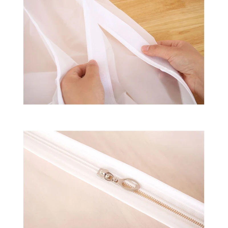 Large Capacity Translucent Clothes Cover Protector Dustproof Hanging Clothing Storage Bag with Full Zipper Waterproof
Large Capacity Translucent Clothes Cover Protector Dustproof Hanging Clothing Storage Bag with Full Zipper Waterproof