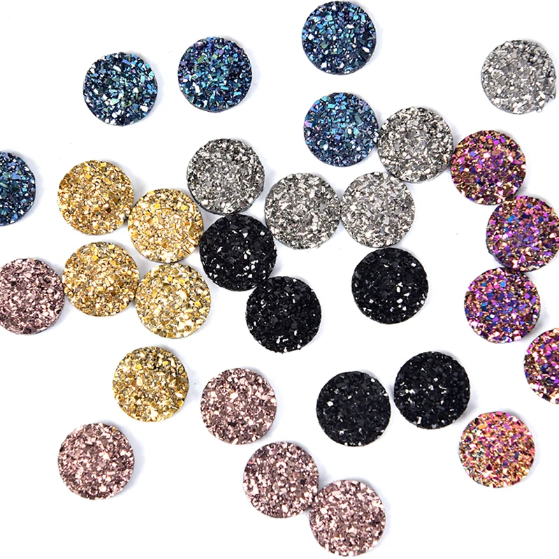 Fashion 50pcs 12mm Mix Colors Natural Stone Convex Series Flat Back Resin Cabochons Jewelry Accessories Wholesale Supplies
Fashion 50pcs 12mm Mix Colors Natural Stone Convex Series Flat Back Resin Cabochons Jewelry Accessories Wholesale Supplies