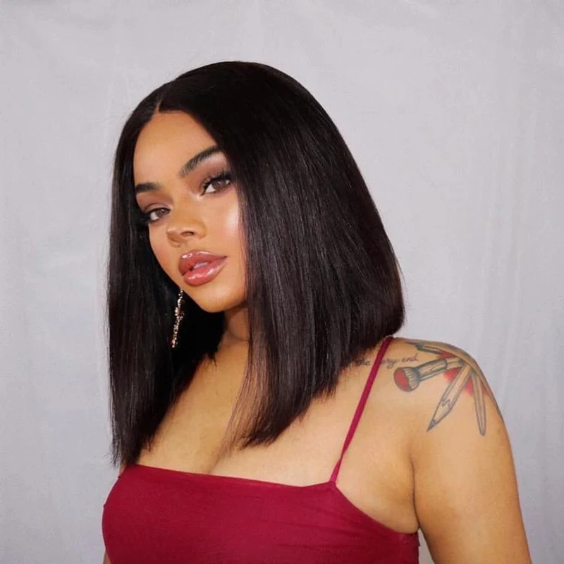 Natural Color Bob Wig Lace Front Human Hair Wigs Brazilian Short Bob Straight Wig Human Hair Lace Front Wigs For Black Women
Natural Color Bob Wig Lace Front Human Hair Wigs Brazilian Short Bob Straight Wig Human Hair Lace Front Wigs For Black Women