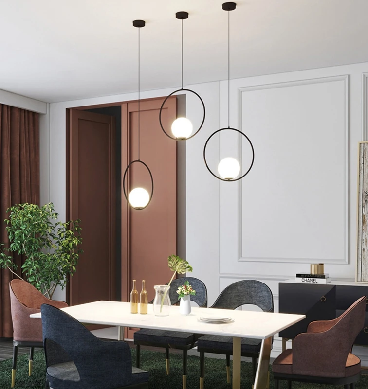 New personality Nordic design Brass/Black/Chrome Glass Ball Pendant Lights for Living Room LED Lights lustre With E27 Led Bulb
New personality Nordic design Brass/Black/Chrome Glass Ball Pendant Lights for Living Room LED Lights lustre With E27 Led Bulb