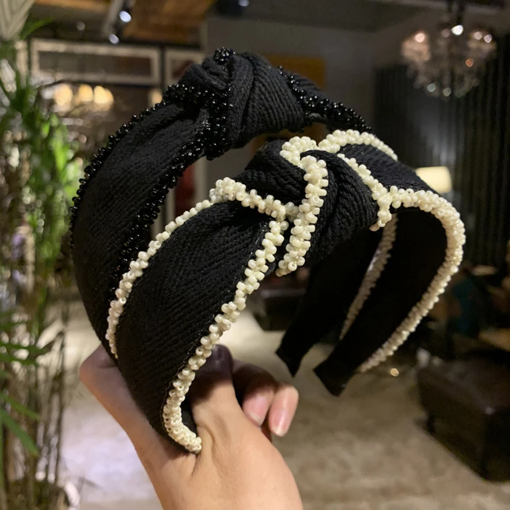 Wide Headbands Knot Turban Hairband Head wrap Faux Pearl Headband Elastic Hair Hoops Fashion Hair Accessories for Women Girls
Wide Headbands Knot Turban Hairband Head wrap Faux Pearl Headband Elastic Hair Hoops Fashion Hair Accessories for Women Girls