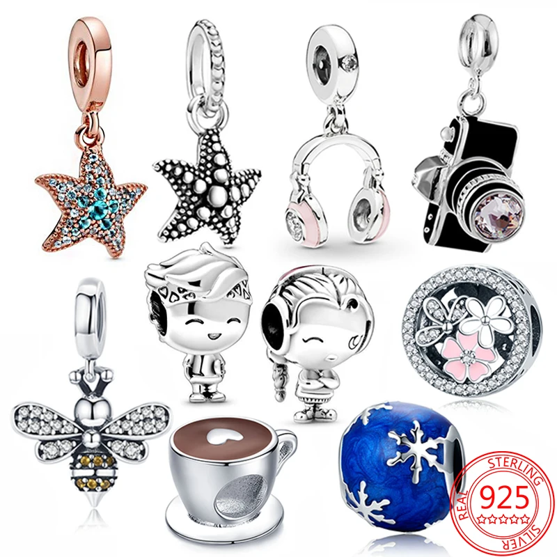 New 925 Sterling Silver Camera Starfish coffee Charm Pendant Women Festival Jewelry Making Gift Fit Orignal Pandora DIY Bracelet
New 925 Sterling Silver Camera Starfish coffee Charm Pendant Women Festival Jewelry Making Gift Fit Orignal Pandora DIY Bracelet