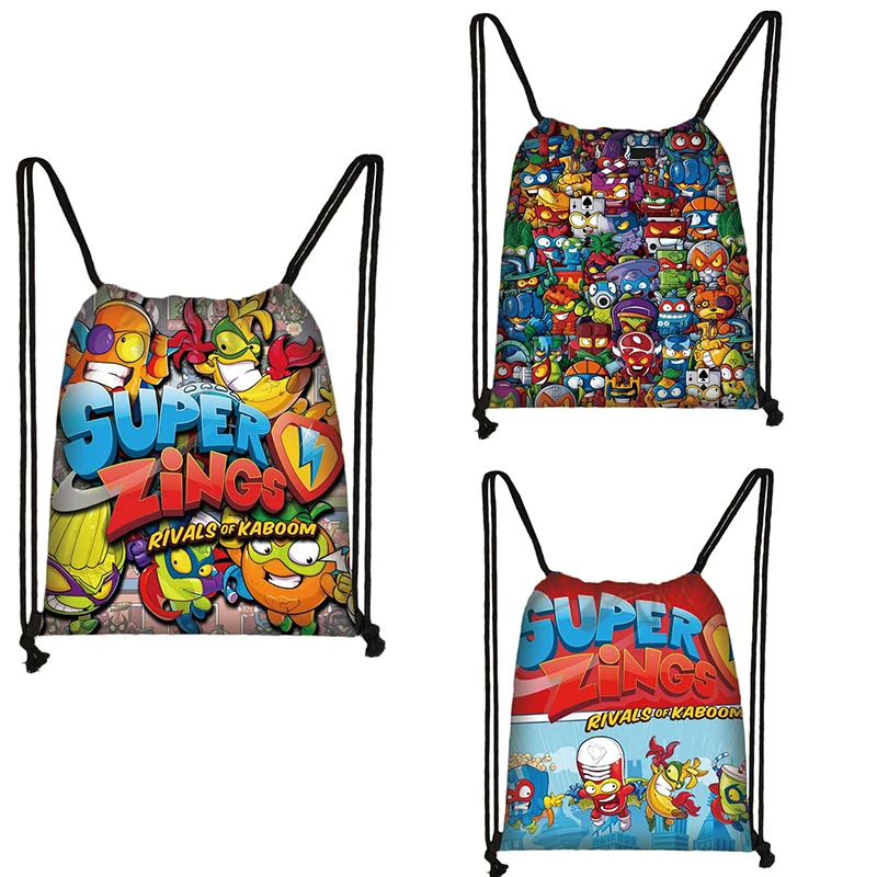 Super Zings Print Drawstring Bag Cartoon Boys Girls Portable Backpack Teenagers Leisure Backpack Children's Schoolbag Gift
Super Zings Print Drawstring Bag Cartoon Boys Girls Portable Backpack Teenagers Leisure Backpack Children's Schoolbag Gift
