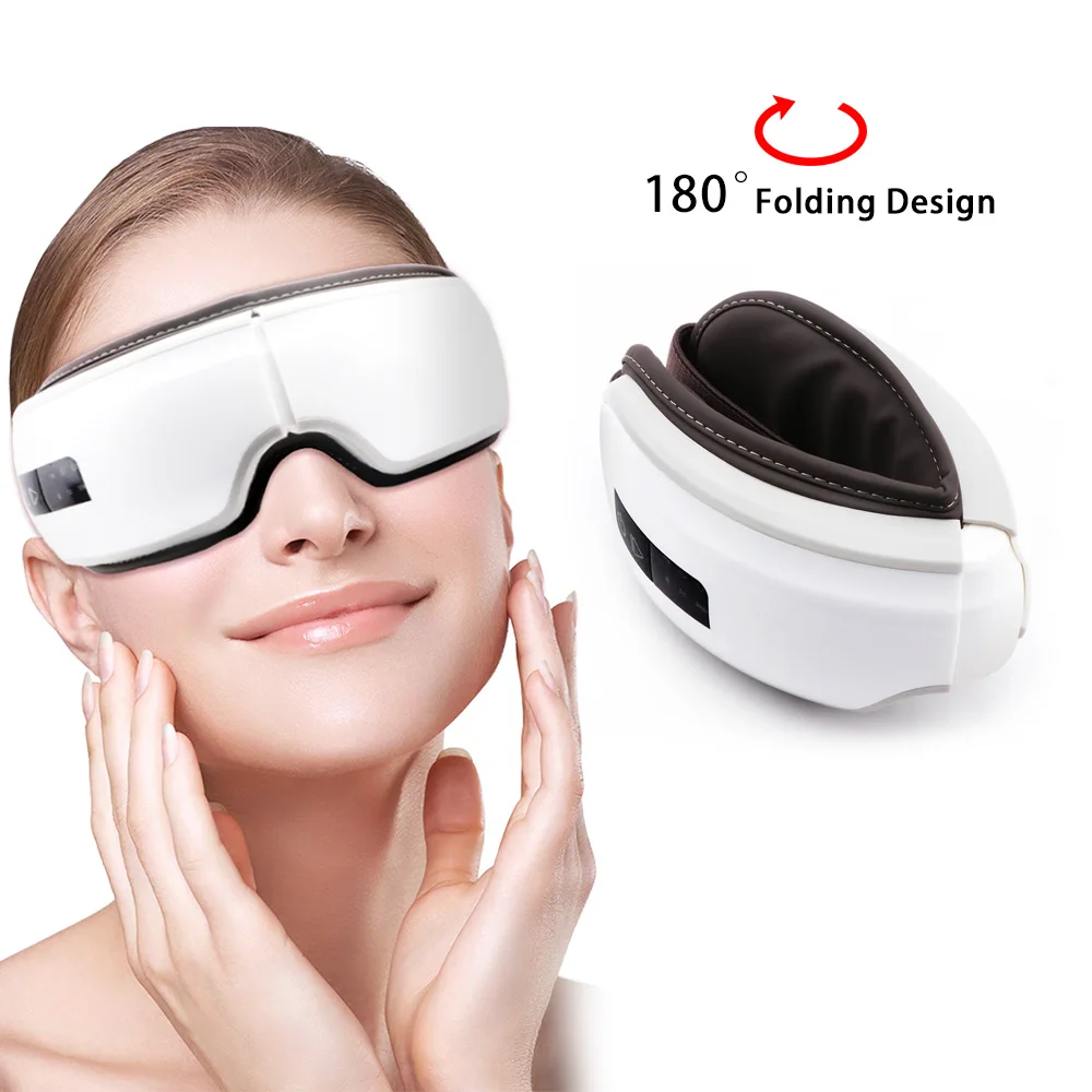 Electric Vibration Massage Bluetooth Eye Massager Hot Compress Therapy Glasses Eye Care Fatigue Relief Machine Presoterapia
Electric Vibration Massage Bluetooth Eye Massager Hot Compress Therapy Glasses Eye Care Fatigue Relief Machine Presoterapia