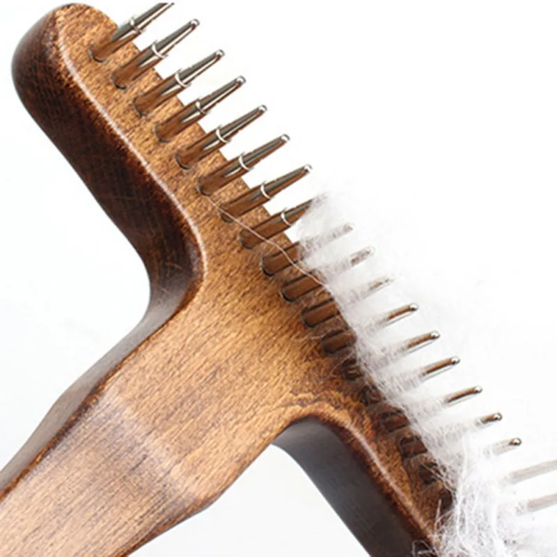 Pet Cat Hair Remover Combs Dog Grooming Brush Deshedding Tool Comb Wood Handle Metal Cat Rake Removal Fur Brush Accessories
Pet Cat Hair Remover Combs Dog Grooming Brush Deshedding Tool Comb Wood Handle Metal Cat Rake Removal Fur Brush Accessories