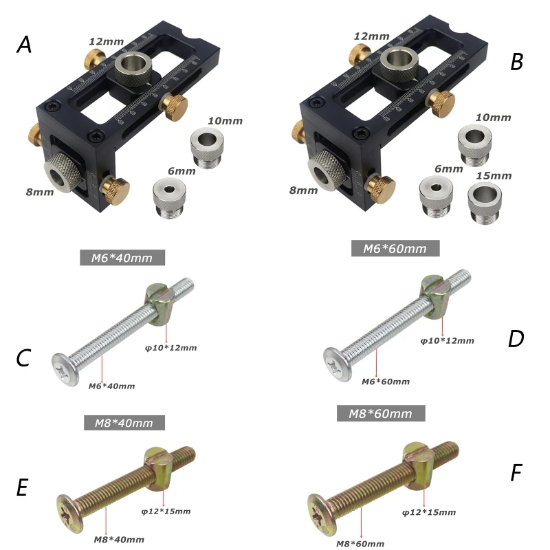 2-in-1 Furniture Hole Drill Guide Locator Auxiliary Positioning Drilling Adjustable Connecting Hole Puncher Hand Tool
2-in-1 Furniture Hole Drill Guide Locator Auxiliary Positioning Drilling Adjustable Connecting Hole Puncher Hand Tool