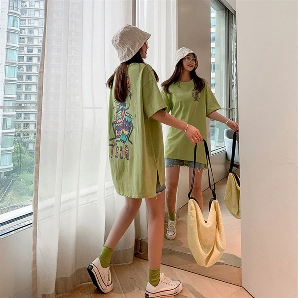 Забавный странные китайский Стиль двухсторонним принтом, женская футболка, Повседневная футболки оверсайз! Модное платье с О-образным выре...
Забавный странные китайский Стиль двухсторонним принтом, женская футболка, Повседневная футболки оверсайз! Модное платье с О-образным выре...