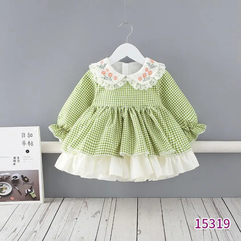 2021 Winter New Spanish Vintage Ball Gown Lace Mesh Design Birthday Party Easter Eid Lolita Plaid Dresses For Girls L1338
2021 Winter New Spanish Vintage Ball Gown Lace Mesh Design Birthday Party Easter Eid Lolita Plaid Dresses For Girls L1338