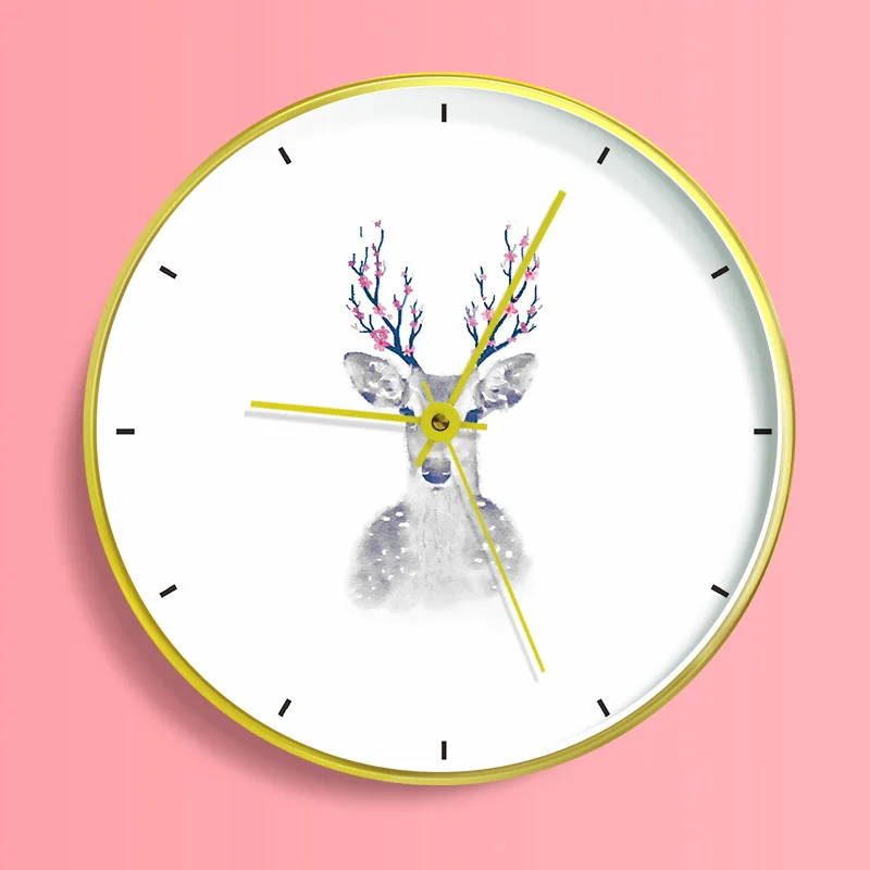 2021 Nordic Various deer 12Inch Wall Clock Living Room Kitchen Study Household Fashion Round Silent Art Wall Watch Home Decor
2021 Nordic Various deer 12Inch Wall Clock Living Room Kitchen Study Household Fashion Round Silent Art Wall Watch Home Decor