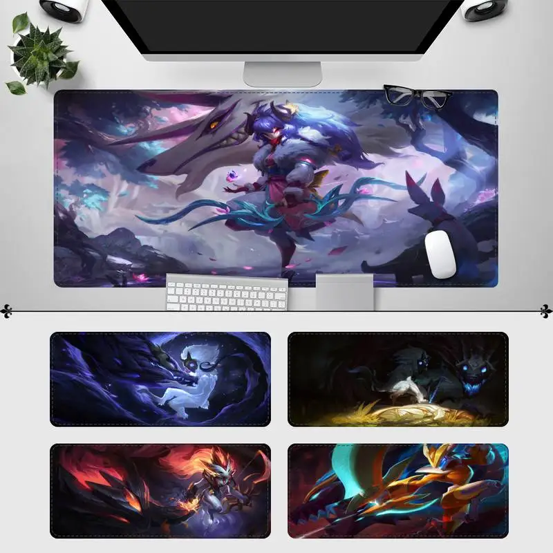 Trend League of Legends Kindred Mouse Pad Gamer Keyboard Maus Pad Desk Mouse Mat Game Accessories For Overwatch
Trend League of Legends Kindred Mouse Pad Gamer Keyboard Maus Pad Desk Mouse Mat Game Accessories For Overwatch