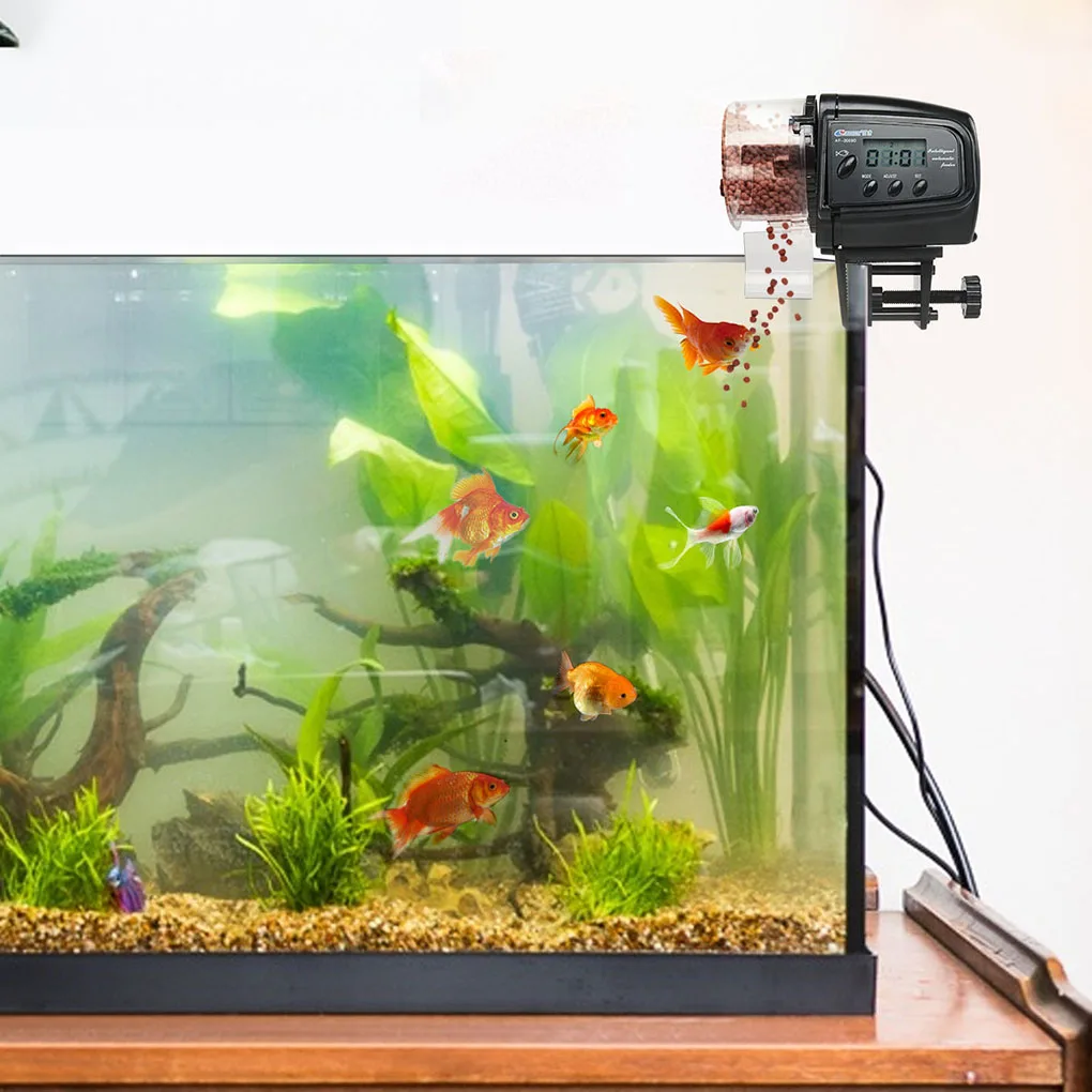 Timed Automatic Fish Feeder Digital LCD Automatic Aquarium Tank Auto Fish Food Feeder Timer Fish Pet Feeding Dispenser
Timed Automatic Fish Feeder Digital LCD Automatic Aquarium Tank Auto Fish Food Feeder Timer Fish Pet Feeding Dispenser