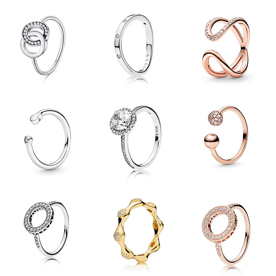 Women 925 Sterling Silver Rings Rose Gold Color Fashion Open Finger Ring Round Crystal For Women Wedding Party Jewelry
Women 925 Sterling Silver Rings Rose Gold Color Fashion Open Finger Ring Round Crystal For Women Wedding Party Jewelry