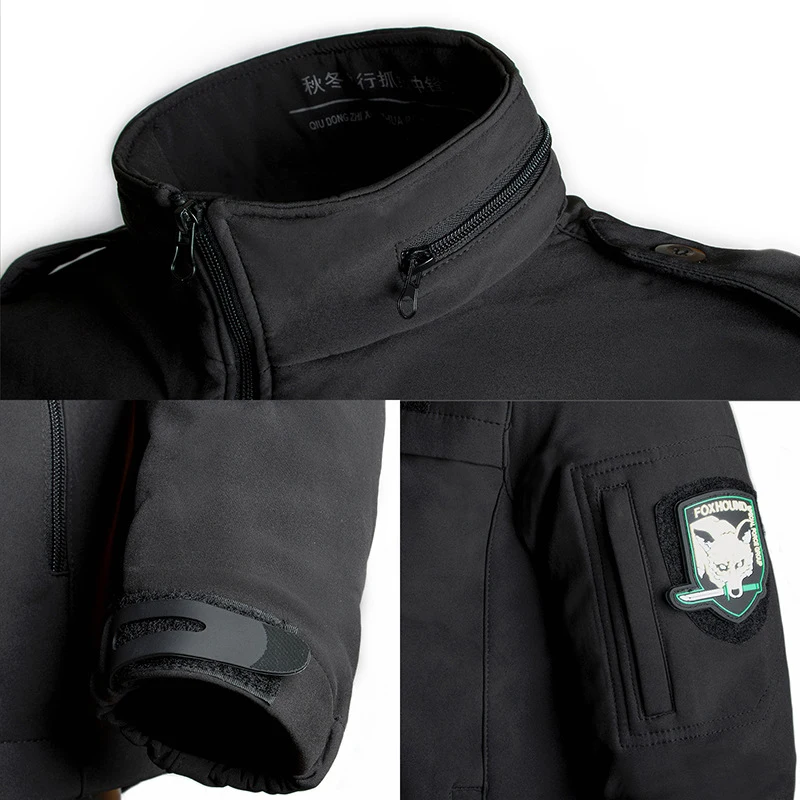 Куртка с зарядкой мягкая тактическая осенне-зимняя одежда для штурма