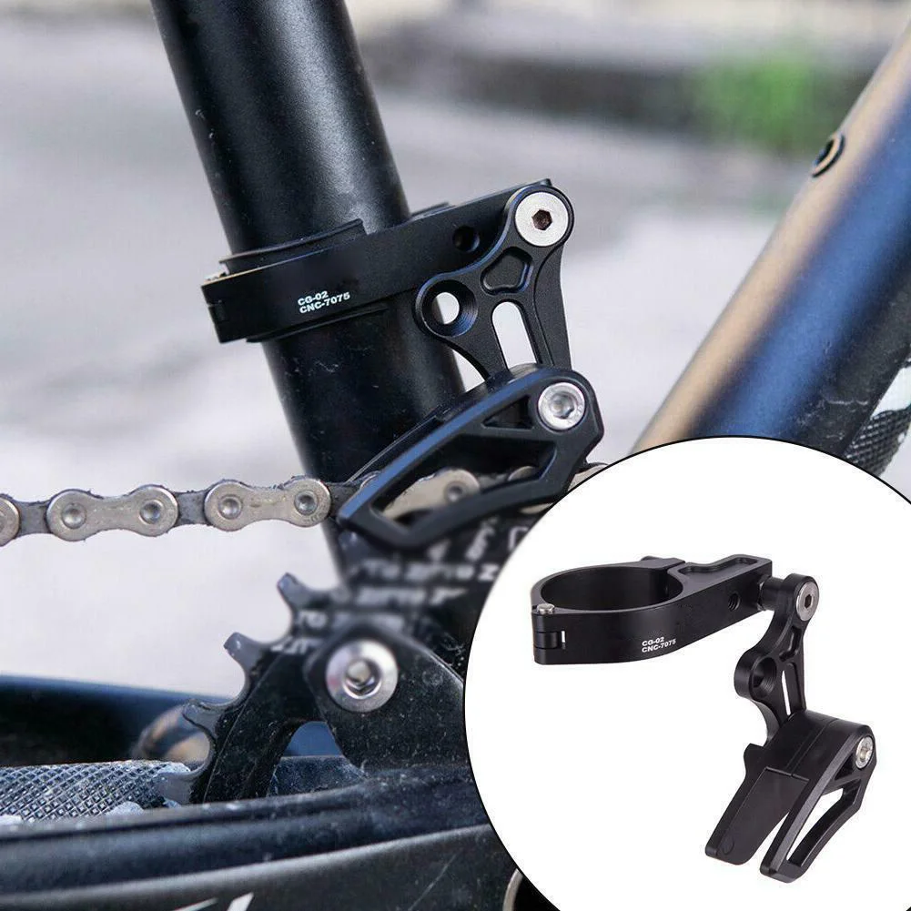 Single-Disc Bike Chain Guide Upgrade Replacement Protector Bicycle Chain Tensioner MTB CG-02 31.8-34.9mm Universal
Single-Disc Bike Chain Guide Upgrade Replacement Protector Bicycle Chain Tensioner MTB CG-02 31.8-34.9mm Universal