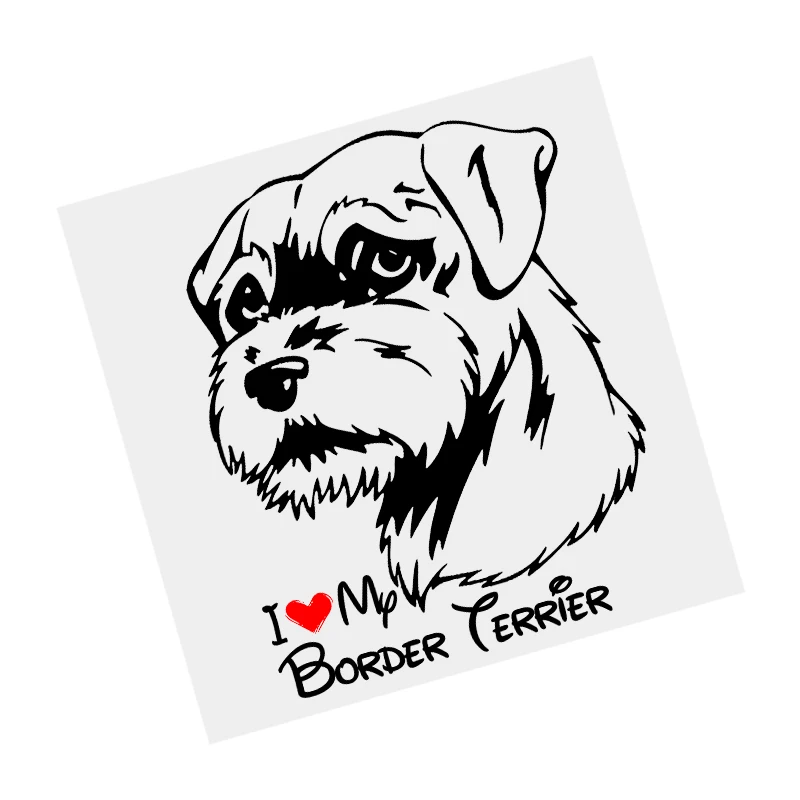 S61431 # I Love My Border Terrier Dog Black Transparent Car Sticker Vinyl Decal Waterproof Decors for Motorcycle Bumper Laptop
S61431 # I Love My Border Terrier Dog Black Transparent Car Sticker Vinyl Decal Waterproof Decors for Motorcycle Bumper Laptop