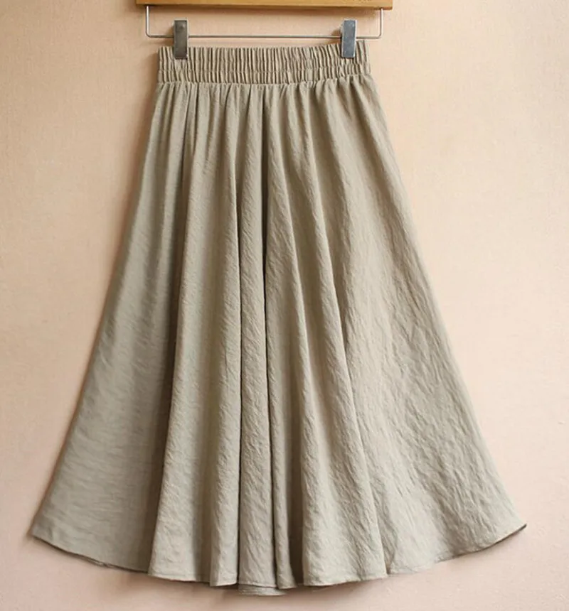 2021 Summer Cotton Linen Vintage Blue Skirt Female High Waist Long Large Size Elastic Waist Skirt Sirts Women S660
2021 Summer Cotton Linen Vintage Blue Skirt Female High Waist Long Large Size Elastic Waist Skirt Sirts Women S660