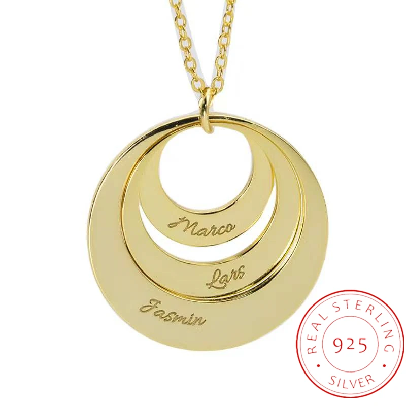 925 Sterling Silver Lettering Name Custom Necklace Personality Multiple Names Jewelry Pendant Necklaces Couple Gift For Women
925 Sterling Silver Lettering Name Custom Necklace Personality Multiple Names Jewelry Pendant Necklaces Couple Gift For Women