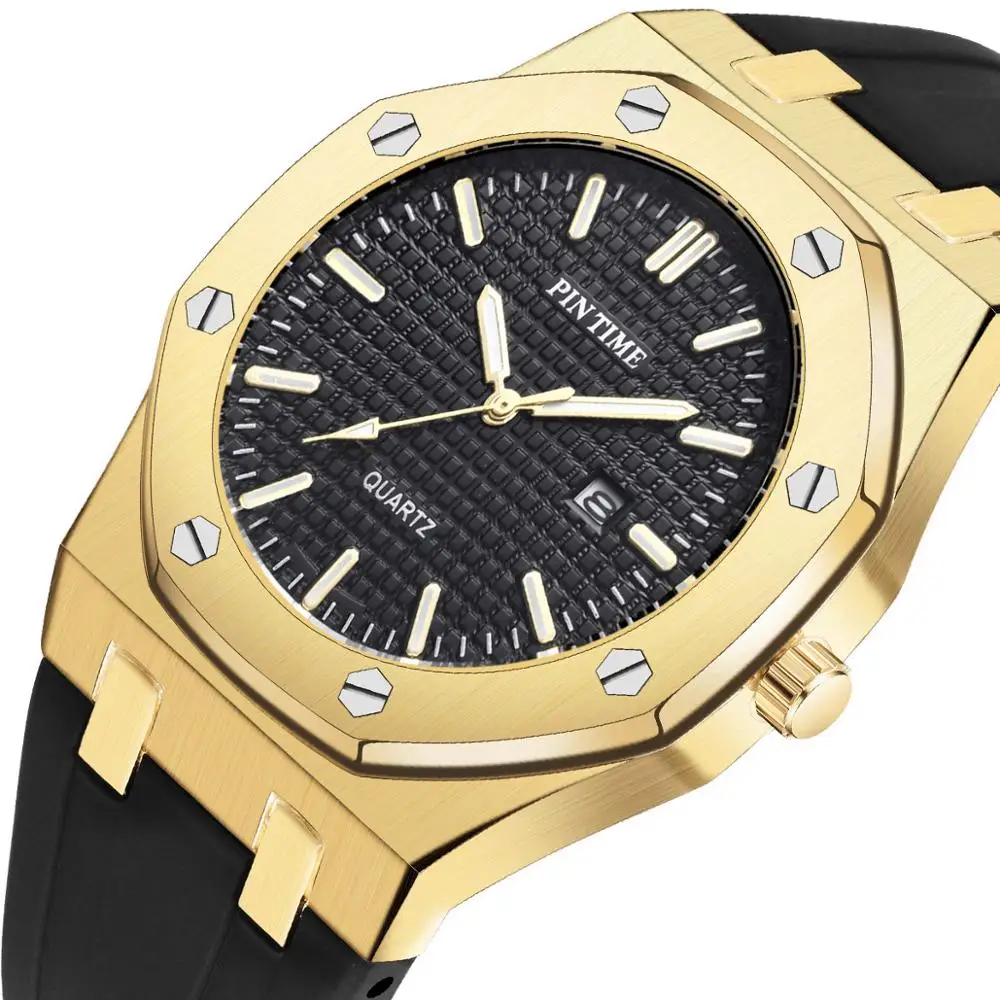 Calendar Mens Watches Top Brand Luxury Silicone Quartz Military Gold Wrist Watch Sport Male Clock relogio masculino reloj hombre
Calendar Mens Watches Top Brand Luxury Silicone Quartz Military Gold Wrist Watch Sport Male Clock relogio masculino reloj hombre