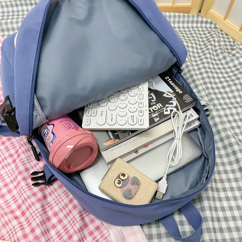 DCIMOR New Multi-pocket Waterproof Nylon Women Backpack Female Contrast Color Student Schoolbag Korean Teen Girl Travel Bag
DCIMOR New Multi-pocket Waterproof Nylon Women Backpack Female Contrast Color Student Schoolbag Korean Teen Girl Travel Bag