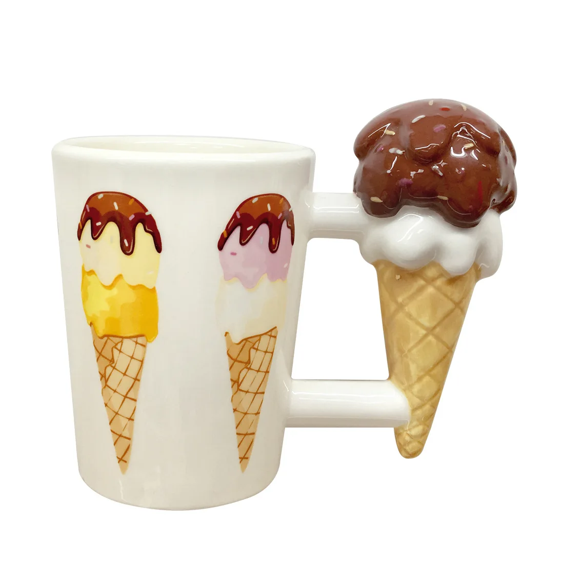 Creative Ceramic Mugs Ice Cream Popsicle Specials Handle Tea Coffee Mug Cup Personalized Mugs Kids Girls Women Christmas Gift
Creative Ceramic Mugs Ice Cream Popsicle Specials Handle Tea Coffee Mug Cup Personalized Mugs Kids Girls Women Christmas Gift