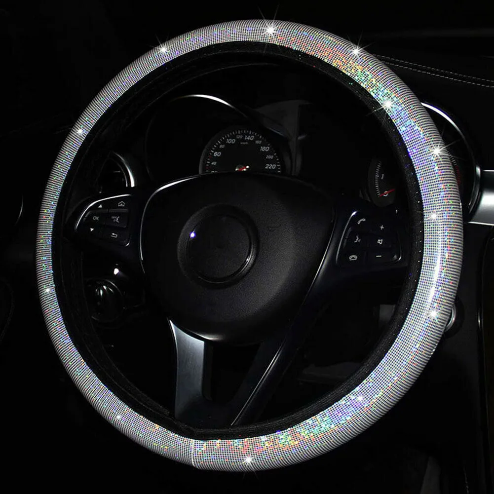 Car Auto Steering Wheel Cover PU Leather Rhinestones Steering Wheel Cover Steering Wheel Cover Imitation Diamond Wheel Case
Car Auto Steering Wheel Cover PU Leather Rhinestones Steering Wheel Cover Steering Wheel Cover Imitation Diamond Wheel Case