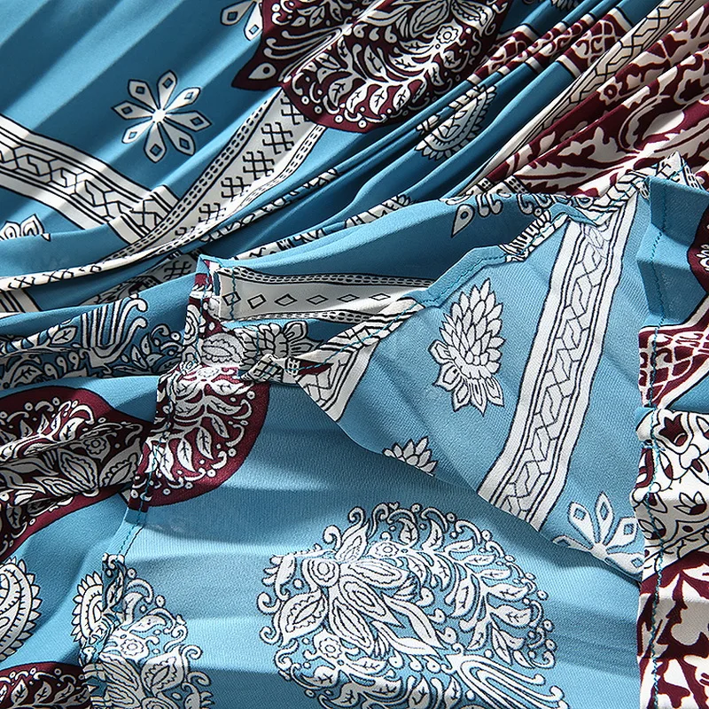 Novia 2020 Spring Tunic Party Women Turn-down Collar Vintage Prints Velvet Patchwork Long Sleeve Mid-Calf Pleated Dress 
Novia 2020 Spring Tunic Party Women Turn-down Collar Vintage Prints Velvet Patchwork Long Sleeve Mid-Calf Pleated Dress