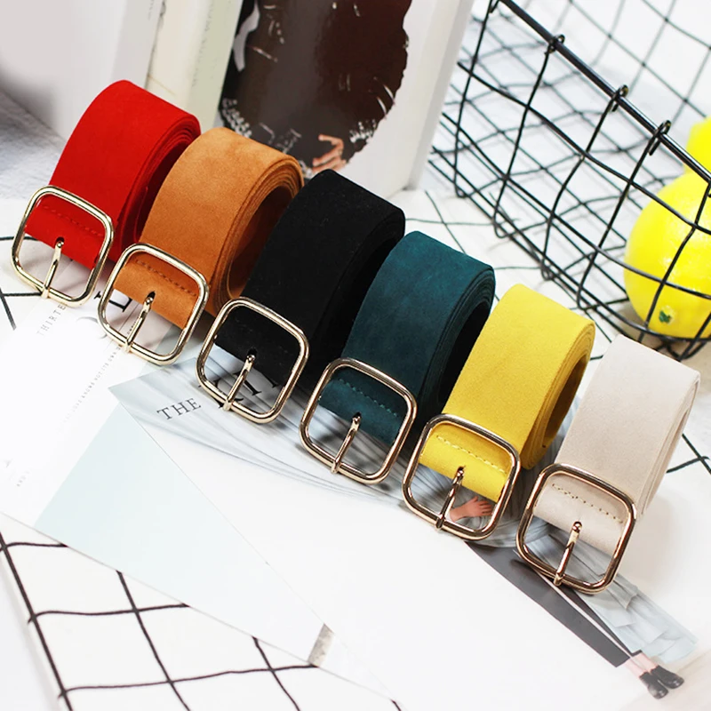 130cm Vintage Velvet Belt Square Buckle Decorative Dress Belts for Women Waist Belt Girls Metal Pin Buckle Jeans Belts Waistband
130cm Vintage Velvet Belt Square Buckle Decorative Dress Belts for Women Waist Belt Girls Metal Pin Buckle Jeans Belts Waistband
