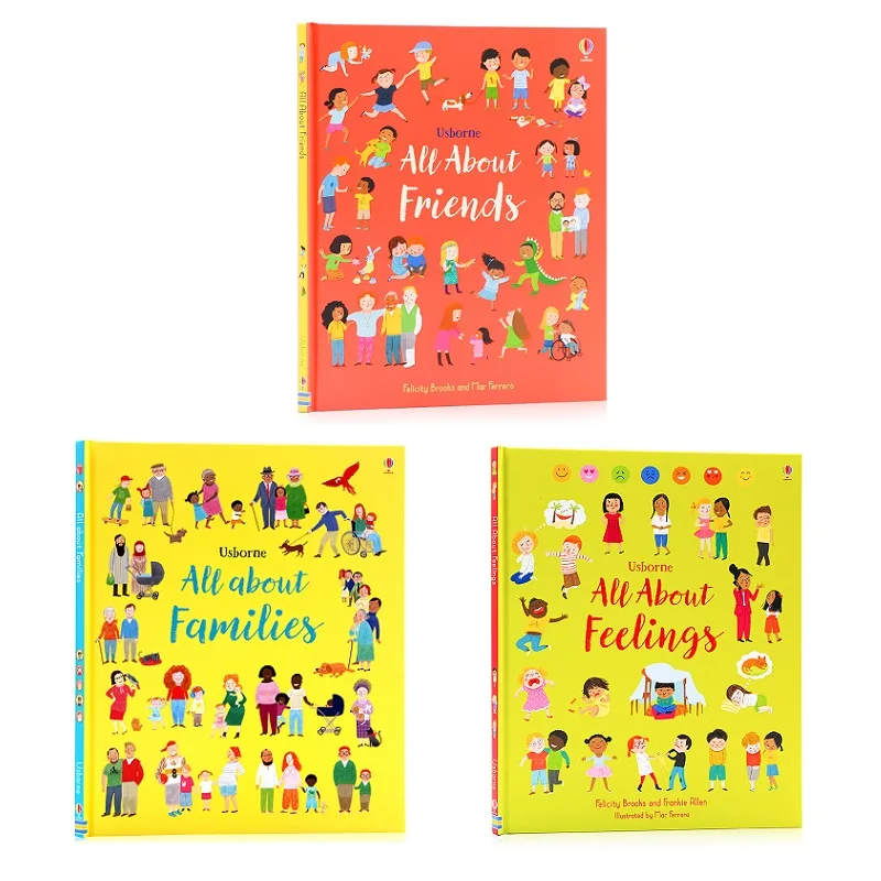 3 шт./компл. Usborne All About чувства друзья семьи книга детская EQ обучение и просвещение картинки книги
3 шт./компл. Usborne All About чувства друзья семьи книга детская EQ обучение и просвещение картинки книги