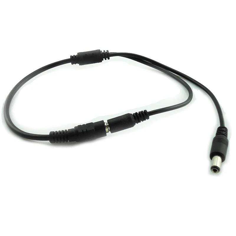 1 Female to 2 Male Splitter Plug 2 way Connector Cable 5.5*2.1mm 12V DC Power jack Adapter Supply for CCTV Camera led Strip lamp
1 Female to 2 Male Splitter Plug 2 way Connector Cable 5.5*2.1mm 12V DC Power jack Adapter Supply for CCTV Camera led Strip lamp