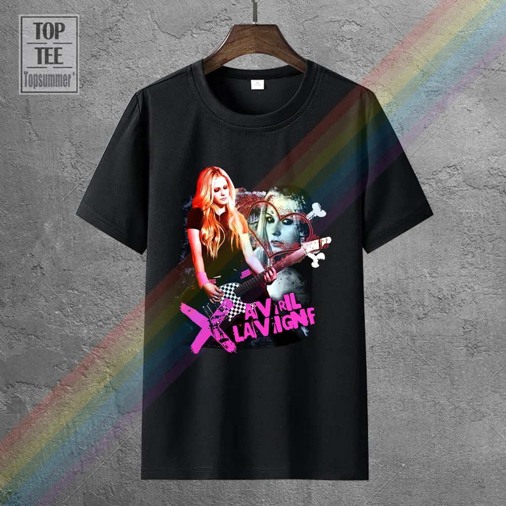 Rock&Rollman Avril Lavigne T Shirt Rock Band H395 Mens High Quality Printed Tops Tees Black Short Sleeve Tshirts
Rock&Rollman Avril Lavigne T Shirt Rock Band H395 Mens High Quality Printed Tops Tees Black Short Sleeve Tshirts