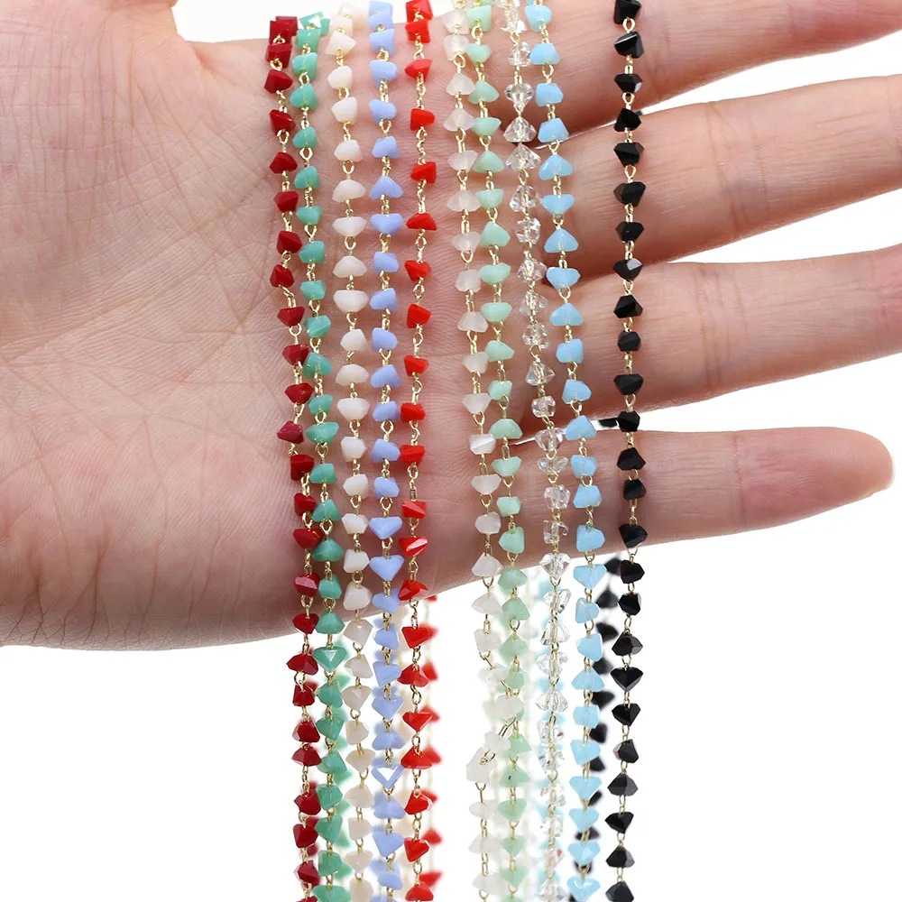Handmade Colorful Crystal Stone Choker Necklace for Women Necklaces Bracelets Gold Alloy Metal Charm Handmade Chain Jewelry
Handmade Colorful Crystal Stone Choker Necklace for Women Necklaces Bracelets Gold Alloy Metal Charm Handmade Chain Jewelry