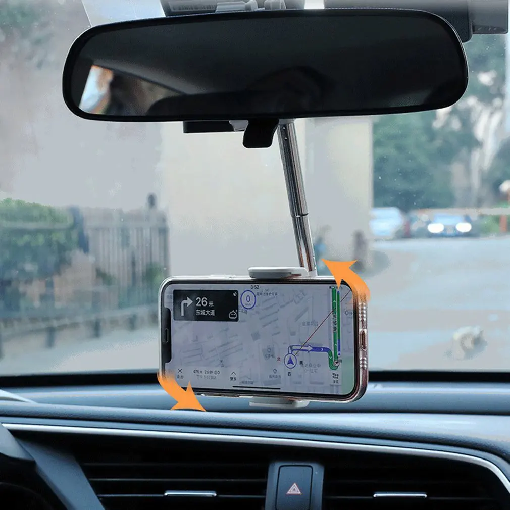Car Rearview Mirror Mount Phone Holder GPS Seat Smartphone Car Phone Holder Stand Adjustable Support For iPhone
Car Rearview Mirror Mount Phone Holder GPS Seat Smartphone Car Phone Holder Stand Adjustable Support For iPhone