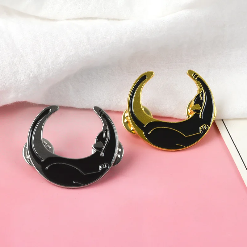 Creative Cat Moon Brooch Cute Shirt Gift Badges Pins Metal Broches for Women Badge Pines Metalicos Jewelry Brosche Accessories
Creative Cat Moon Brooch Cute Shirt Gift Badges Pins Metal Broches for Women Badge Pines Metalicos Jewelry Brosche Accessories