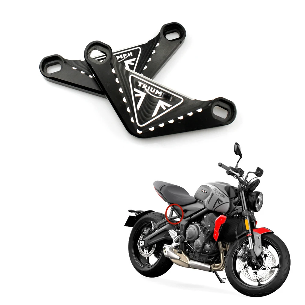 

For TRIDENT660 Trident 660 trident 660 2021 2012 CNC Motorcycle Accessories CNC Rear Foot Pegs Footrest Blanking Plates