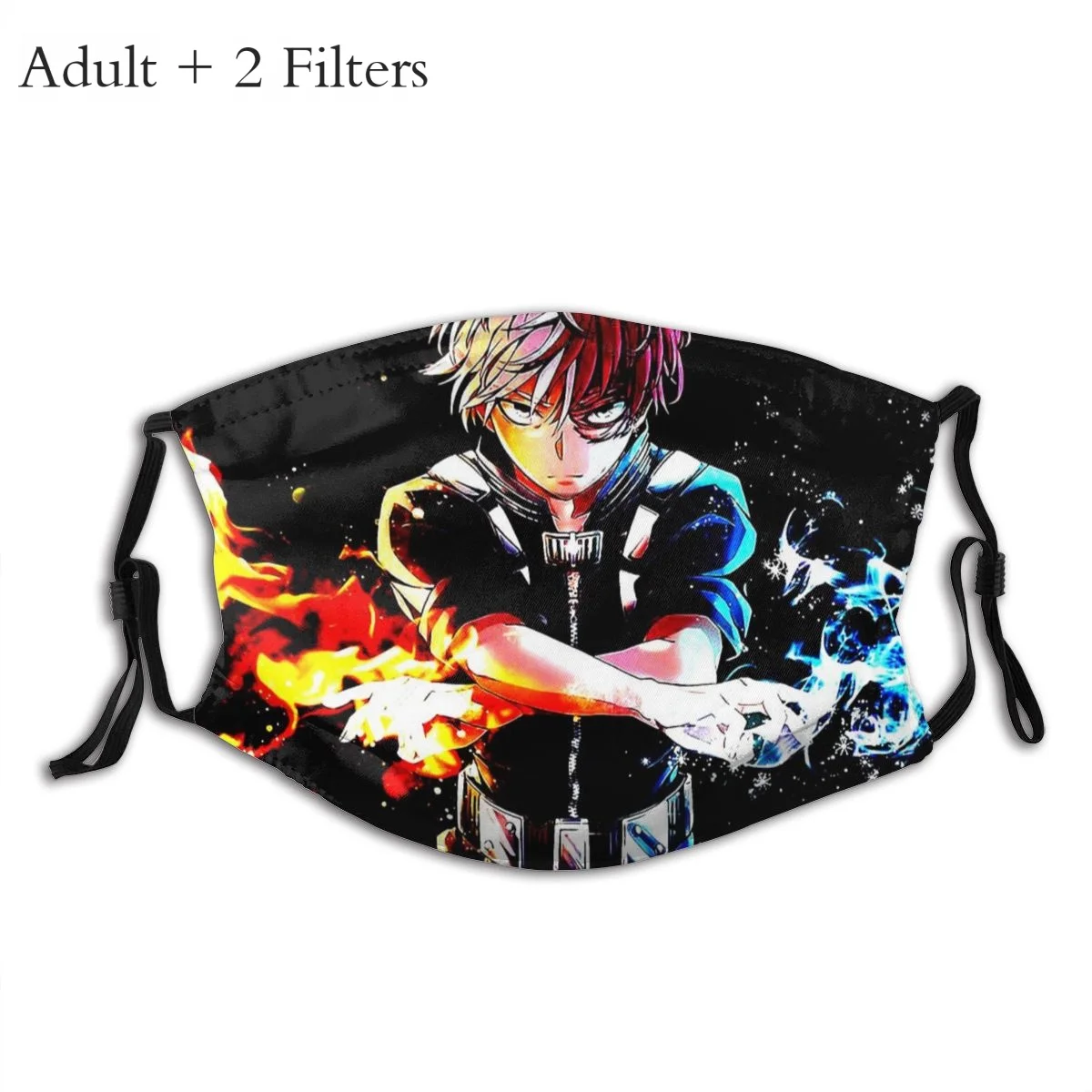 Todoroki BNHA Unisex Dust-proof Mouth Cover Mask My Hero Academia Deku One for All With Filters Protection Respirator Men Women
Todoroki BNHA Unisex Dust-proof Mouth Cover Mask My Hero Academia Deku One for All With Filters Protection Respirator Men Women