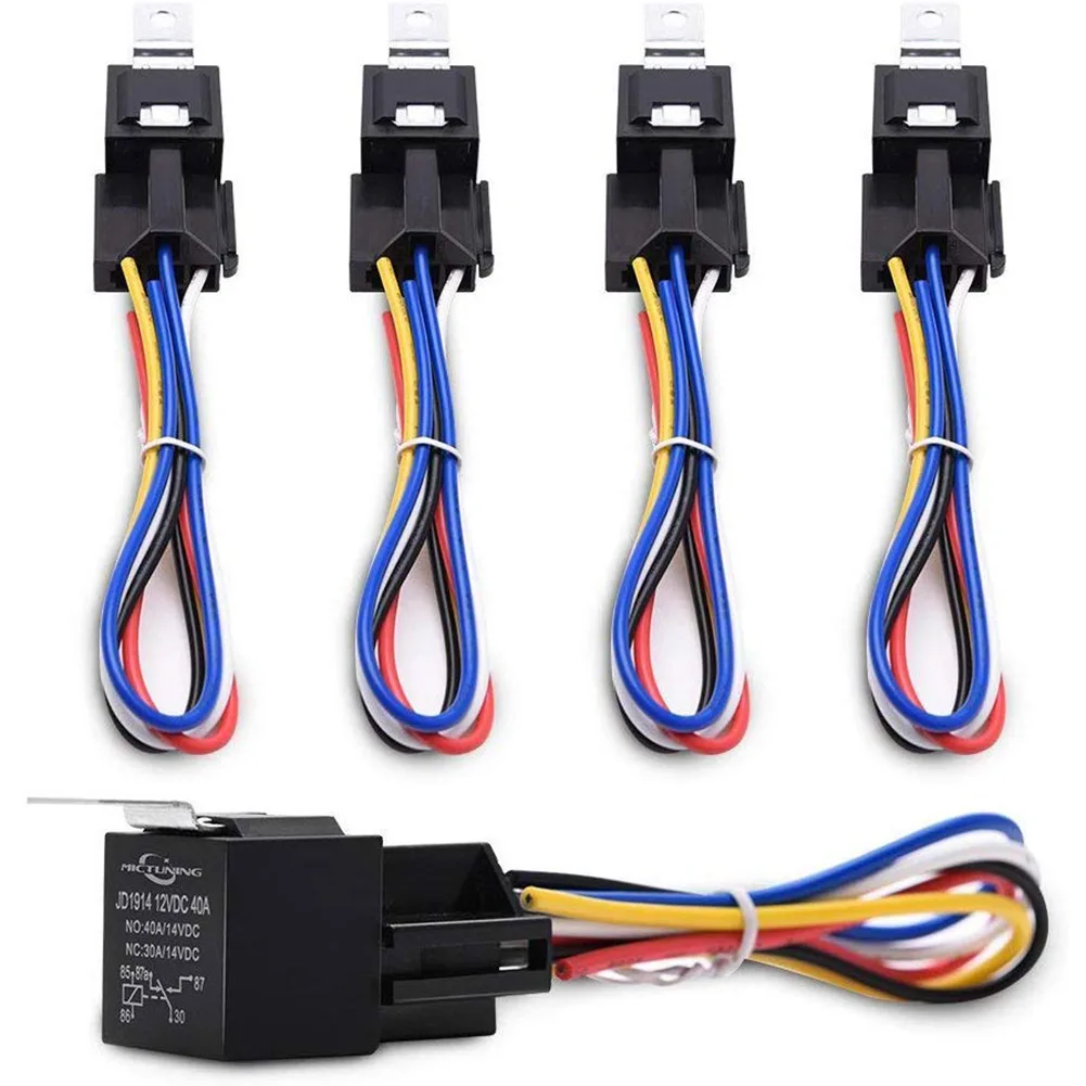 12V/24V 40 A Waterproof Relay And Harness Heavy Duty 5-pin Spdt Automotive Relay Relay Harness Relay Socket Auto Headlight Ship
12V/24V 40 A Waterproof Relay And Harness Heavy Duty 5-pin Spdt Automotive Relay Relay Harness Relay Socket Auto Headlight Ship