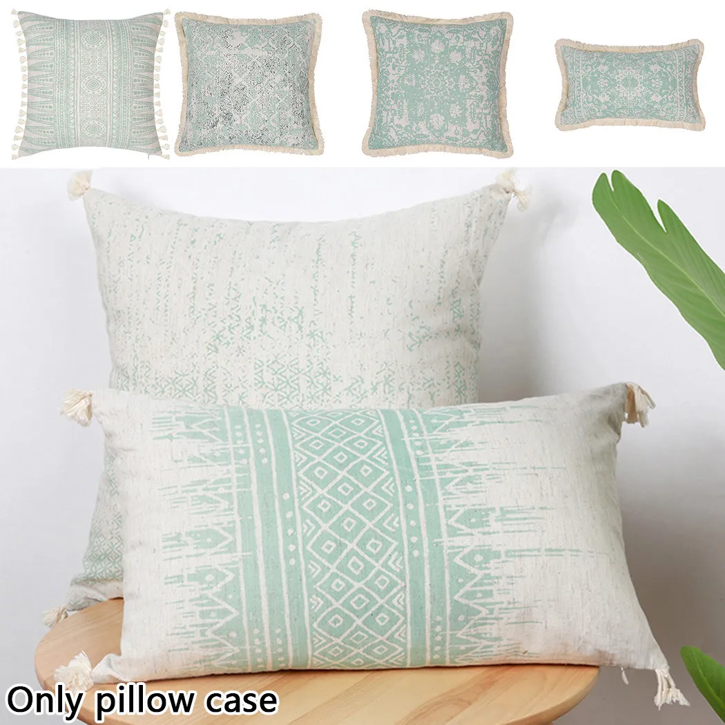 Boho Tassel Pillow Case With Tufted Fringe Tassels Trim Ethnic Style Vintage Geometric Patterns Printing Cushion Cover
Boho Tassel Pillow Case With Tufted Fringe Tassels Trim Ethnic Style Vintage Geometric Patterns Printing Cushion Cover