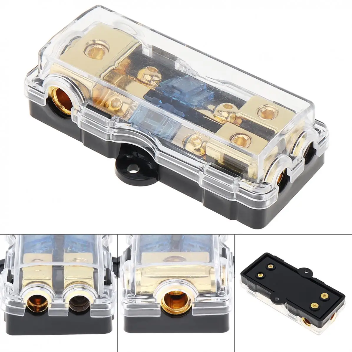 12V 60A 1 In 2 Ways Copper Plated Car Stereo Audio Power system Fuse Holders for Car Boat and Other Vehicles Audio
12V 60A 1 In 2 Ways Copper Plated Car Stereo Audio Power system Fuse Holders for Car Boat and Other Vehicles Audio