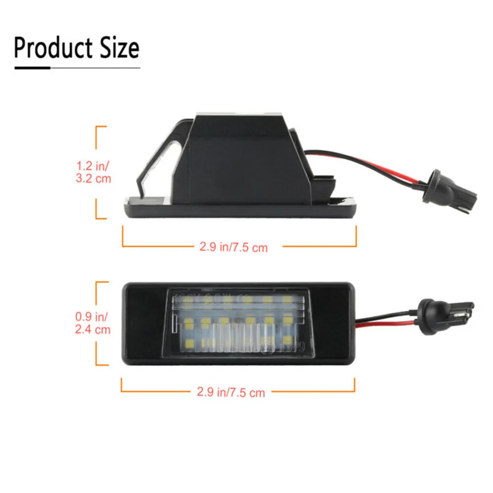 Light License Plate Lights For Nissan Qashqai X-trail Juke Patnfinder NV200 License Plate White High quality
Light License Plate Lights For Nissan Qashqai X-trail Juke Patnfinder NV200 License Plate White High quality
