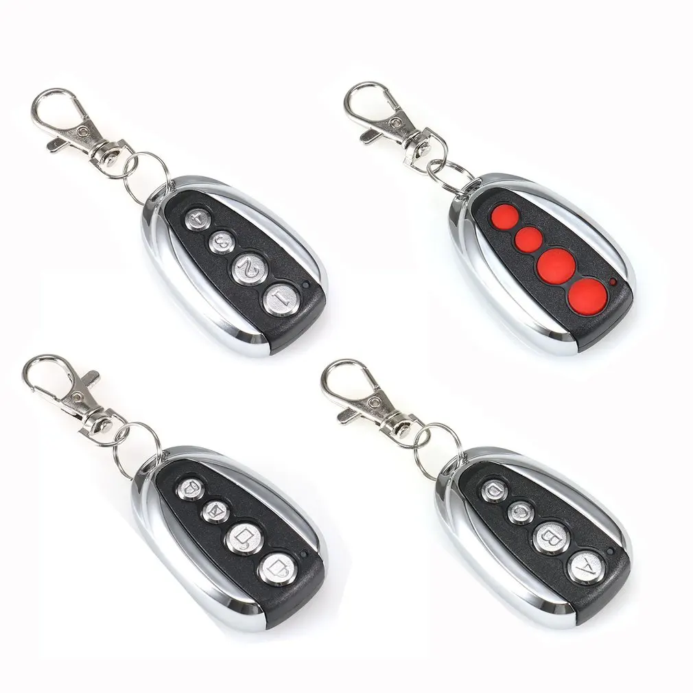 Universal garage door remote control 433MHZ opener Cloning 4 key Auto Car Rolling Code gate 433 mhz remote control duplicator
Universal garage door remote control 433MHZ opener Cloning 4 key Auto Car Rolling Code gate 433 mhz remote control duplicator