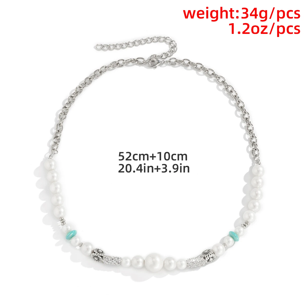 Punk Hiphop Silver Color Shine Chain Necklace For Women Men Simulated Pearls Statement Short Collar Clavicle Chain Jewelry Gift
Punk Hiphop Silver Color Shine Chain Necklace For Women Men Simulated Pearls Statement Short Collar Clavicle Chain Jewelry Gift