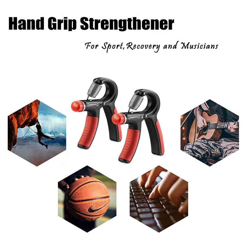 Hand Grip Strength Trainer Adjustable Spring Hand Exerciser Finger Wrist Strenghther Forearm Exerciser Climbing Carpal Expander
Hand Grip Strength Trainer Adjustable Spring Hand Exerciser Finger Wrist Strenghther Forearm Exerciser Climbing Carpal Expander