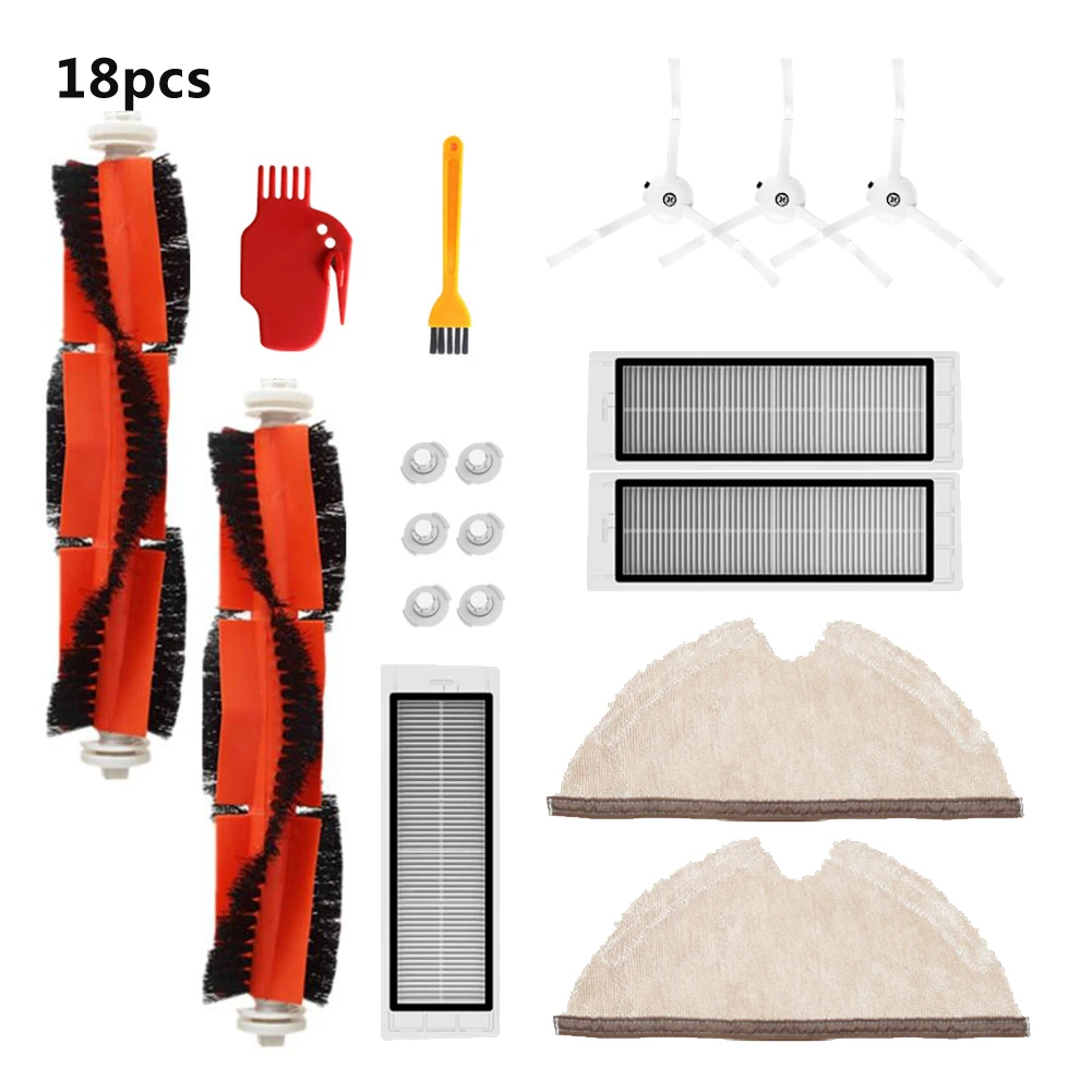 18PC Filter Furry Wig Kit For Xiaomi Roborock S6 S5 S50 S55 S60 S65 E25 E35 Vacuum Cleaner Replacement Kit For Home Cleaning
18PC Filter Furry Wig Kit For Xiaomi Roborock S6 S5 S50 S55 S60 S65 E25 E35 Vacuum Cleaner Replacement Kit For Home Cleaning