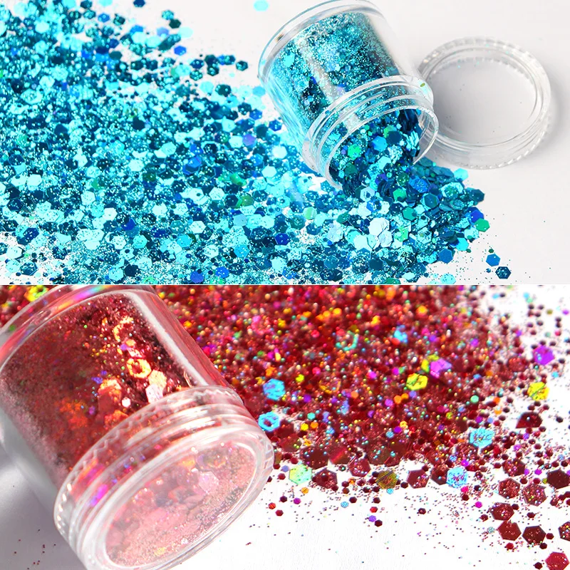 10g Holographic Laser Nail Glitter Powder Sparkly Gold Silver Nail Fine Glitter Dust Nail Art Decorations
10g Holographic Laser Nail Glitter Powder Sparkly Gold Silver Nail Fine Glitter Dust Nail Art Decorations