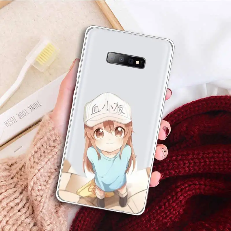 Anime cells at work cute girl Platelet Phone Case Transparent For Samsung Galaxy A 71 21s S note 8 9 10 plus 20 ultra
Anime cells at work cute girl Platelet Phone Case Transparent For Samsung Galaxy A 71 21s S note 8 9 10 plus 20 ultra
