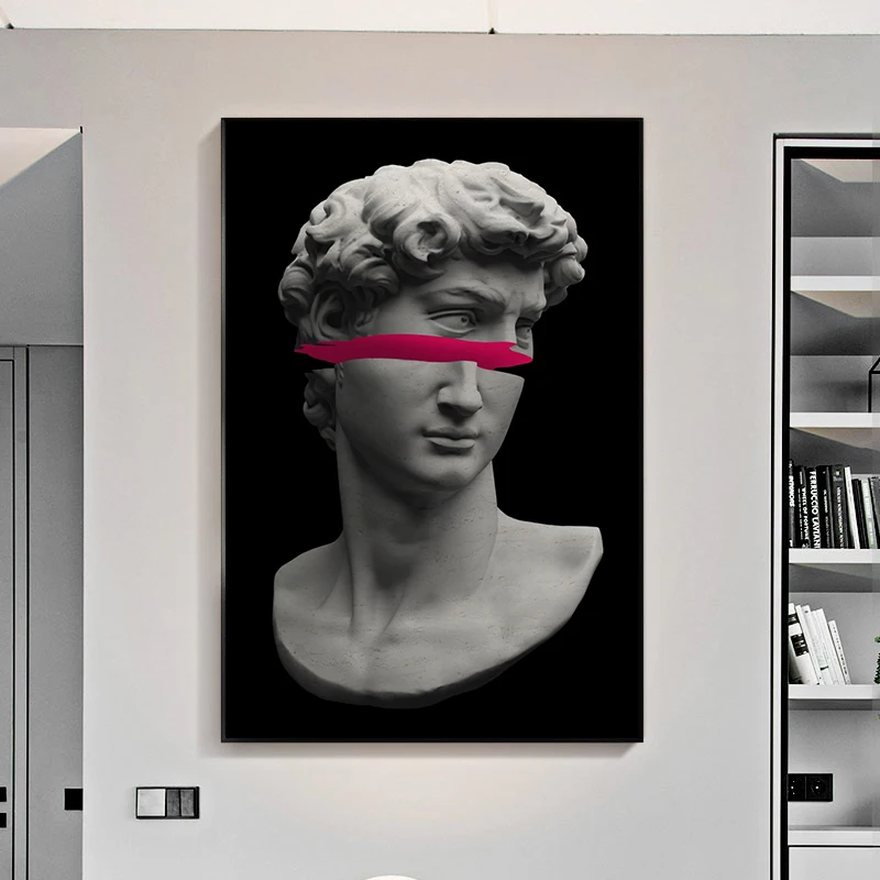 Funny Art Vaporwave Sculpture of David Abstract Canvas Art Posters and Prints David Canvas Paintings on The Wall Art Pictures
Funny Art Vaporwave Sculpture of David Abstract Canvas Art Posters and Prints David Canvas Paintings on The Wall Art Pictures