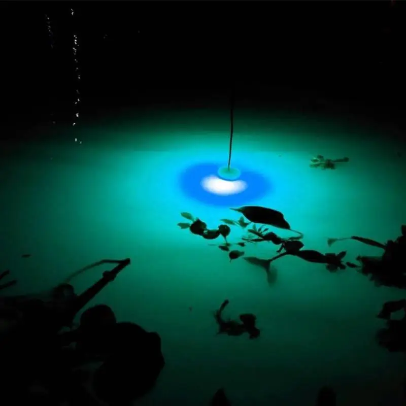 Светодиодный лампы для рыбы приманка мини рыболовная c подсветкой светодиодный
