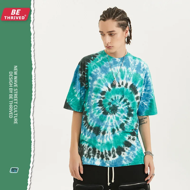 LOVZON In The Summer Of 2021 The New Multicolor Work The Niche High Street Dark Wind Vortex Tie-dye Loose Short-sleeved T-shirts
LOVZON In The Summer Of 2021 The New Multicolor Work The Niche High Street Dark Wind Vortex Tie-dye Loose Short-sleeved T-shirts