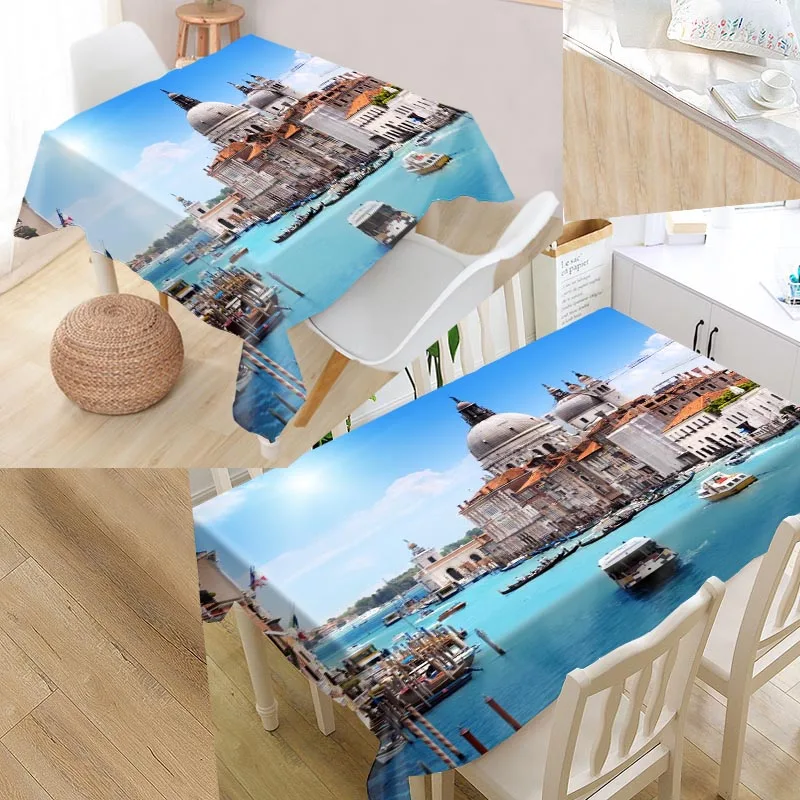 Custom Grand Canal Venice Table Cloth Oxford Fabric Rectangular Waterproof Oilproof Table Cover Family Party Tablecloth
Custom Grand Canal Venice Table Cloth Oxford Fabric Rectangular Waterproof Oilproof Table Cover Family Party Tablecloth